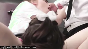 Classroom Threesome - Teacher Fucks Two Hot Schoolgirls In Front Of Class