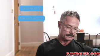OMG Son sees his dad getting a blowjob from his buddy