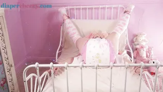 Diaper Bound  Dildo Probed
