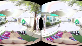 Aubrey Sinclairs Seductive Figure Takes Center Stage in Virtual Reality