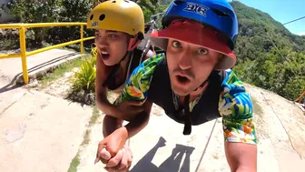 Ziplining amateurs made sextape at home