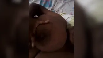 Black Boobs porn video – Horny BBW black bitch  shows herself naked for money