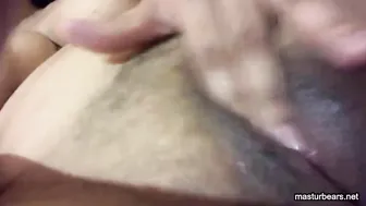 Lucia from Argentina plays with her hairy wet twat