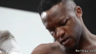 Gay colleagues anal fuck in stockroom
