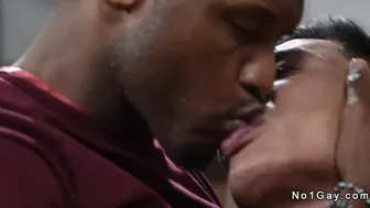 Gay colleagues anal fuck in stockroom
