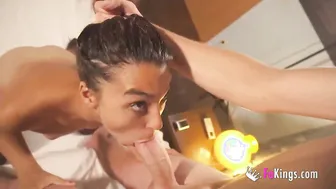Ukra pounds his 18yo mistress inside front of our cameras