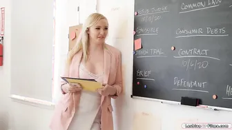 Big Tit lawyer caught finger bang inside office