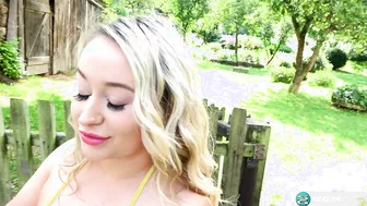 Oil-Slicked Babe Rachel Couper Gets Fucked Outdoors In The Heat