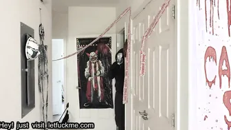 creampie sexy costumed stepsis sucks off her stepbro