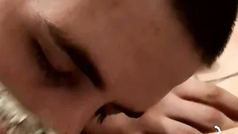 Smoking sensations attractive dude go wild with his dick