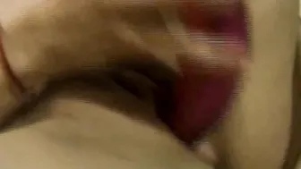 Hot Amateur Housewife Fucks Herself Using Her Best Dildo