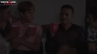 Eros and Martin plan their wild pool sex party