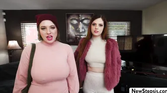 Step-Siblings Wild Night In - Hot Stepsis Gives Brother A Surprise Blowjob