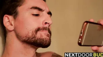 Self porn video – Tattooed dude catches his friend while jerking his sausage
