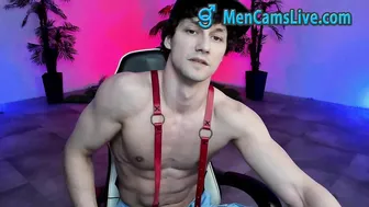 Sexy Muscle Dirty masturbating Part 3 doing a Cam Show