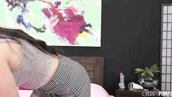 Deep Throat Fuck with All Natural Real Tits Latina Kitty Valance and Charles Dera