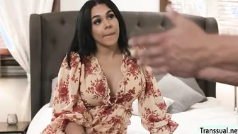 Busty Tgirl Eva Maxim analed Draven Navarro