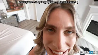Realtor is ready to call the cops on the sneaky couple