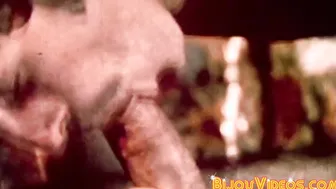 Retro muscle studs hardcore bareback after big cock sucking