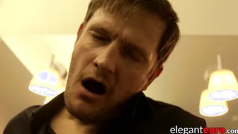 Classy Euro gets her pussy pounded and sprayed with cum