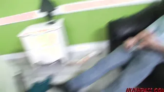 Husband Looks On As Wife Kayla Fucks To Pay Bills