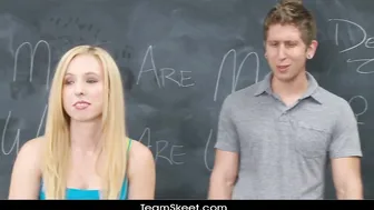 Hot MILF Teacher Fucks Her Student's Best Friend In Classroom - Erin Electra