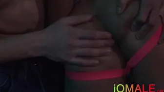 Big cock latino cums after raw fucking skinny boyfriend