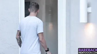 Travis Berkley fucks his online date Christian Bay