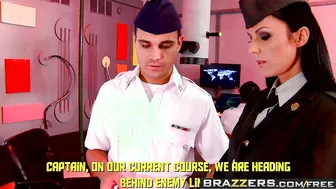 Big Tits In Uniform - The Cunt for Red October scene starring Brenda Black and Bruno