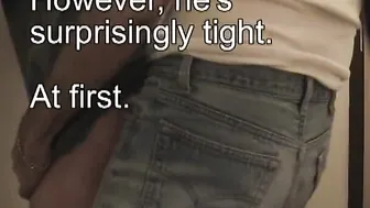 Mature guy blindfolds youngster