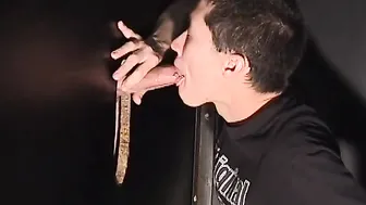 First time glory hole