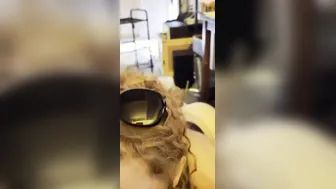 Redhead Slut Deepthroat Blowjob