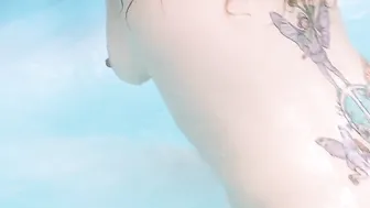 Redhead in the spa