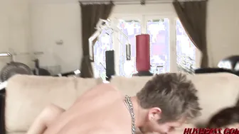 Horny Hot Body Nikki Tames The Big White Beast
