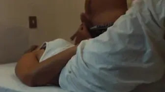 Blonde Italian Wife Sucking Her Husbands Cock After Work