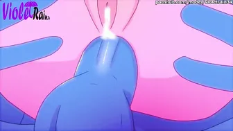 Blue Fucks Pink into the Booty and she Asks him to Insert