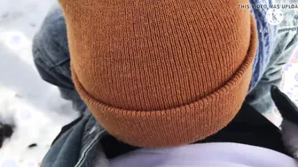 FIANCE BLOWS A GIRLFRIEND INTO THE FOREST ON THE FROST