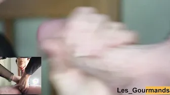 Long dick bj and drink see from below