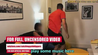 19 yo BRAZILIAN GOLD DIGGER Gets Dominated By A Huge Dick