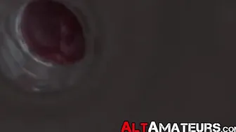 Emo twink Tyler Hancock fucks fleshlight by solo wanking