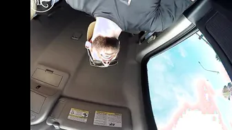 Hot Blonde Picked Up and Gives Road Head Gets Fucked 4