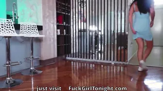 The landlord caught the lecherous tenant fucked her 8