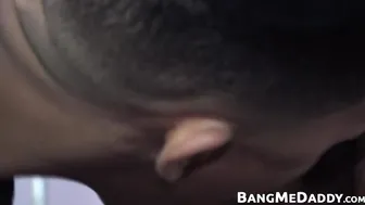 Young latino ass rimmed before bareback penetration