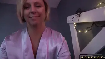 Stepmom Massages Stepson before Bed Brianna Beach 2