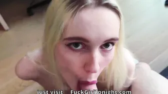 StepDaughter Squirts in her panties Fucked Hard Huge Facial 6