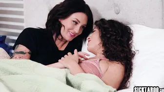 Lesbian watching MILF while fucking