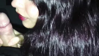 My girlfriend gives me one of her best blowjobs 7