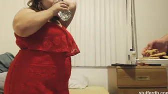 Christmas cookie feeding