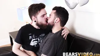 Chubby Tony Rivers and Claudio White tease and hammer raw