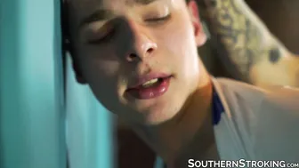 Horny teen Nick Starlight moans during passionate anal fuck